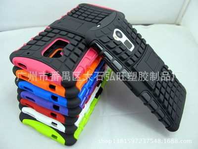 手機(jī)保護(hù)套-廠家直銷(xiāo) HTC ONE max T6 TPU+PC 支架套 雙色二.