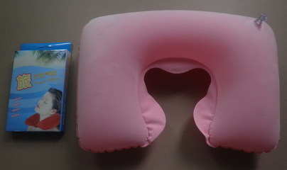 U型充氣枕頭 pvc植絨枕頭 環(huán)保pvc充氣枕圖片,U型充氣枕頭 pvc植絨枕頭 環(huán)保pvc充氣枕圖片大全,東莞市尚樂(lè)塑膠制品-15-